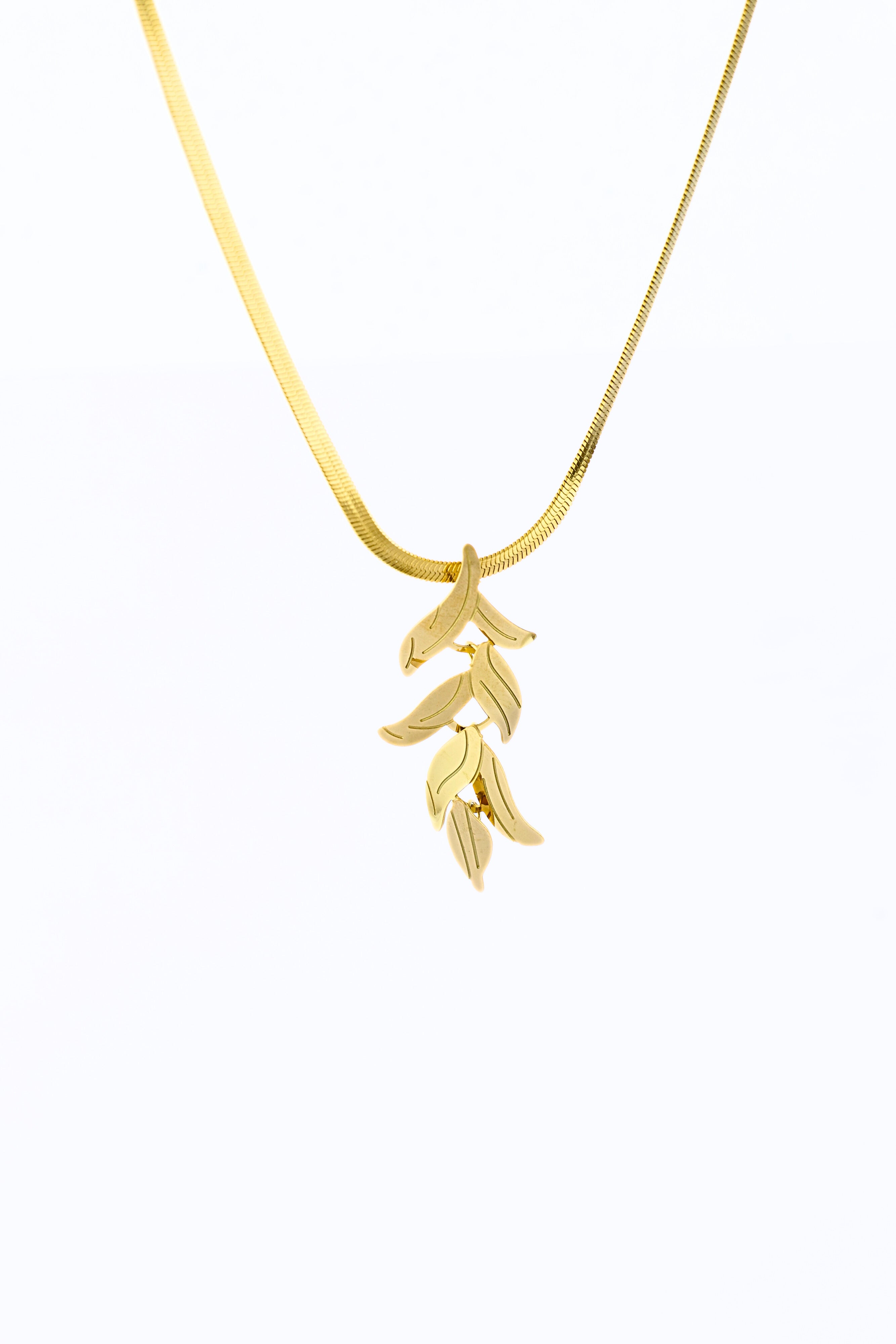 Leaf Cluster Jewelry Set