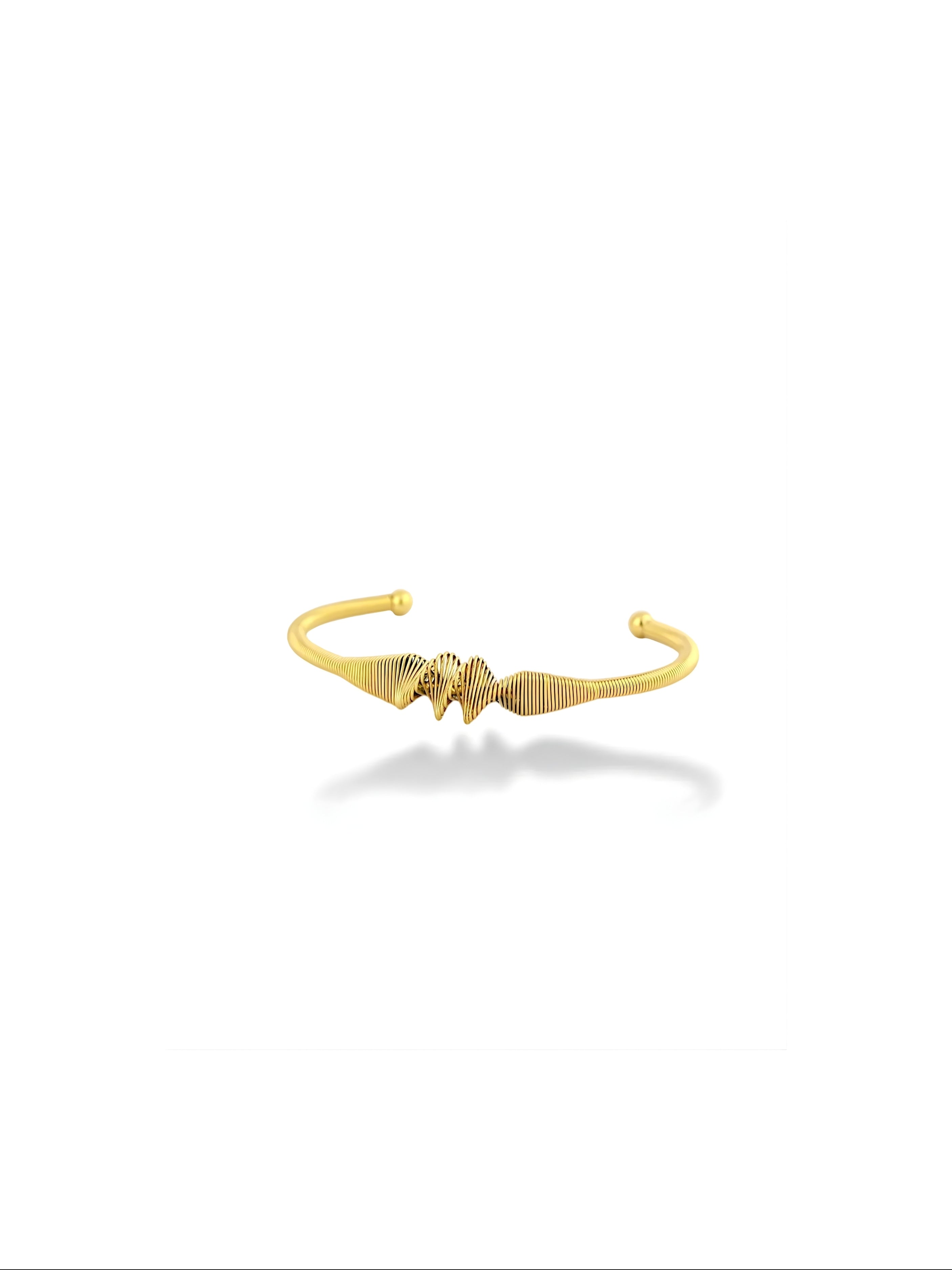Golden Infinity Bangle
