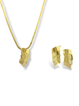 Multi Layered Textured Jewelry Set - Doulaat