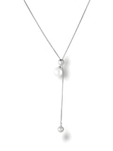 Pearl Drop Lariat Pendant