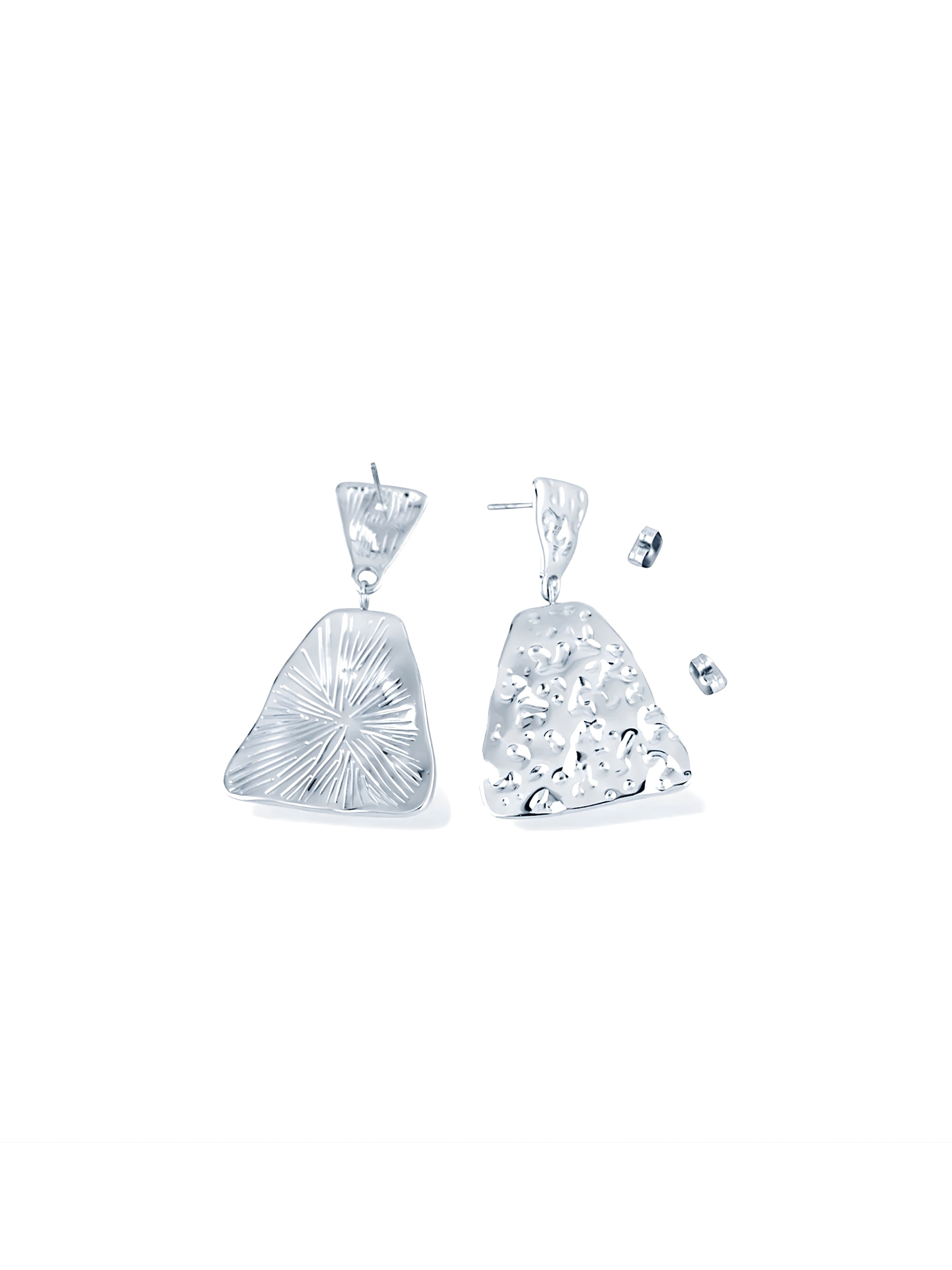 Textured Drop Earrings