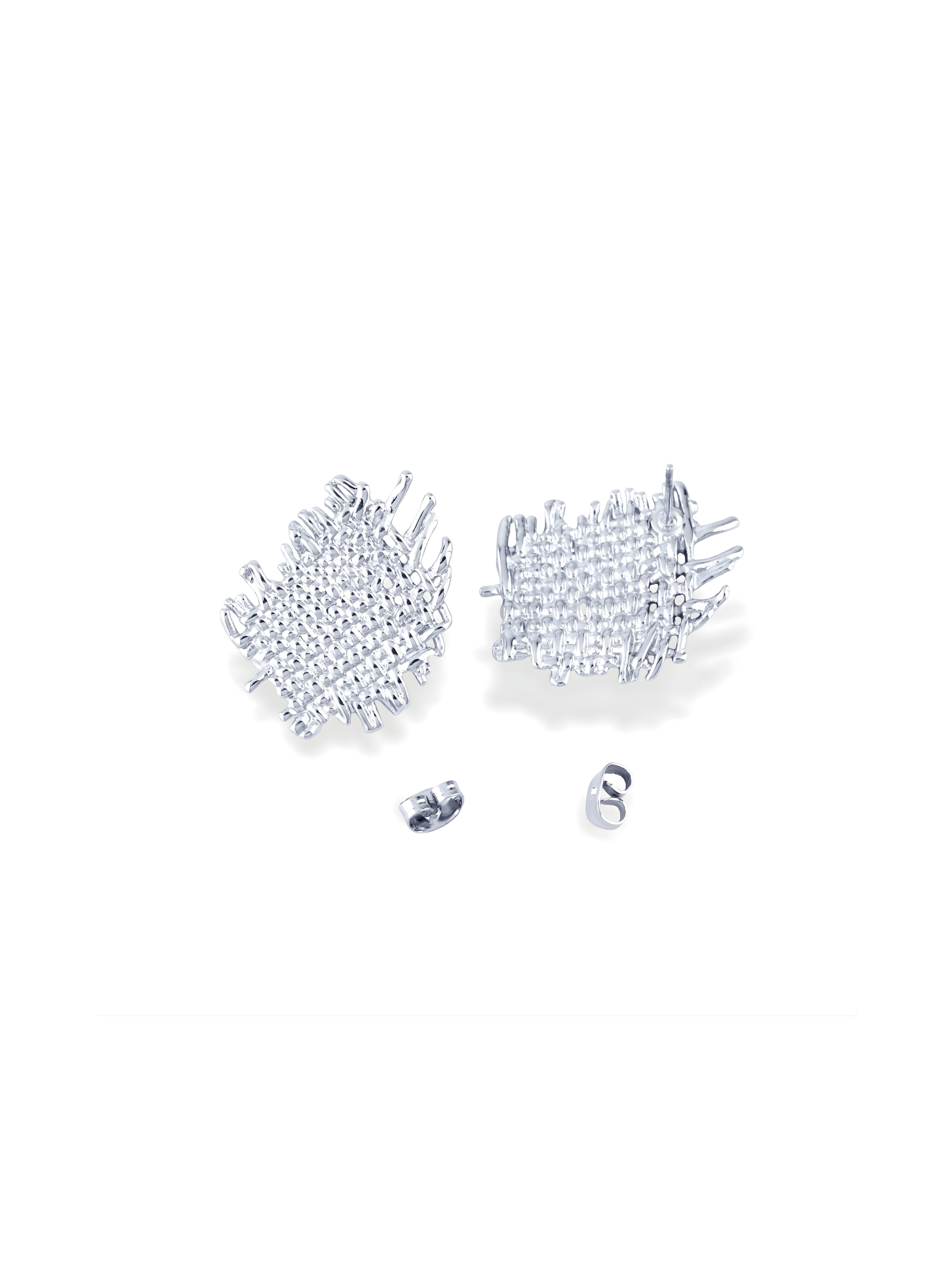 Textured Stud Earrings