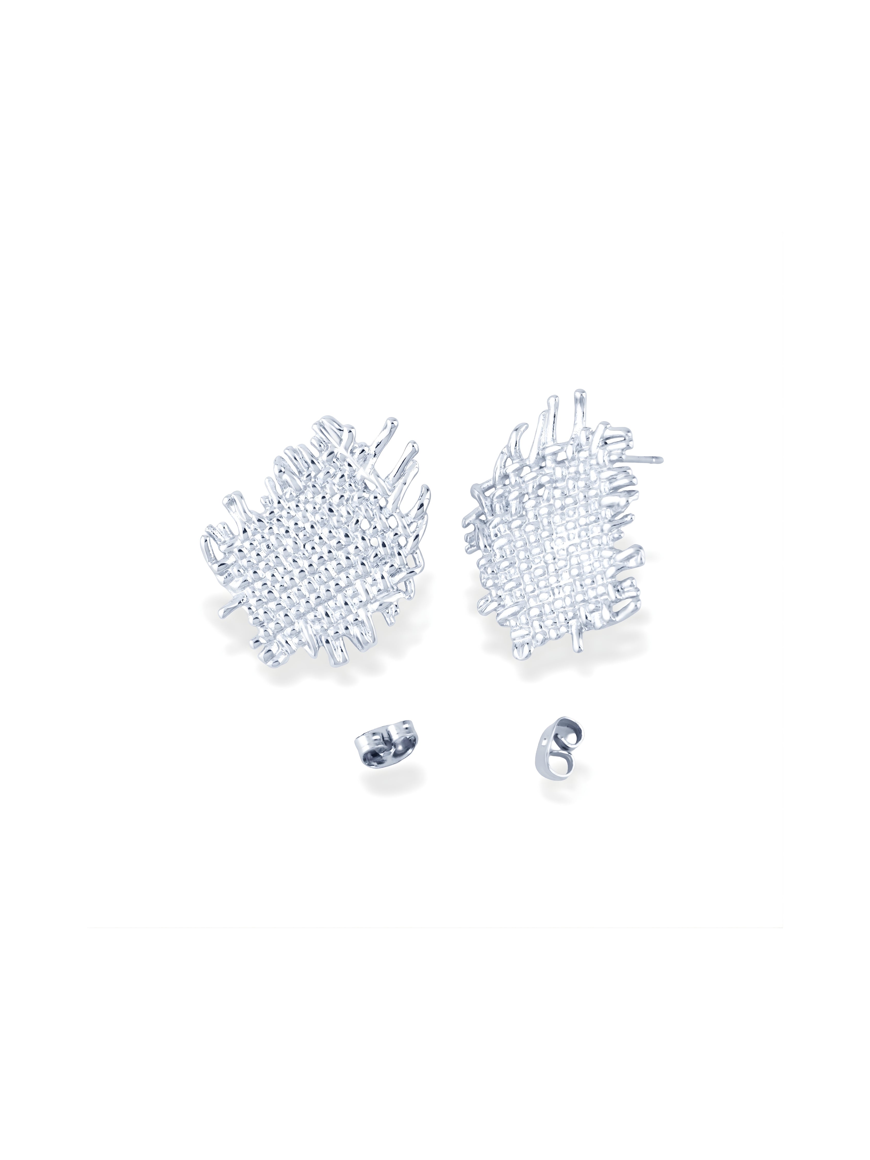 Textured Stud Earrings