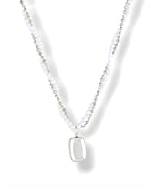 Layered Chain Necklace with Pearl