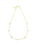 Skylite Gold Plated Elegant Layer Necklace for Women