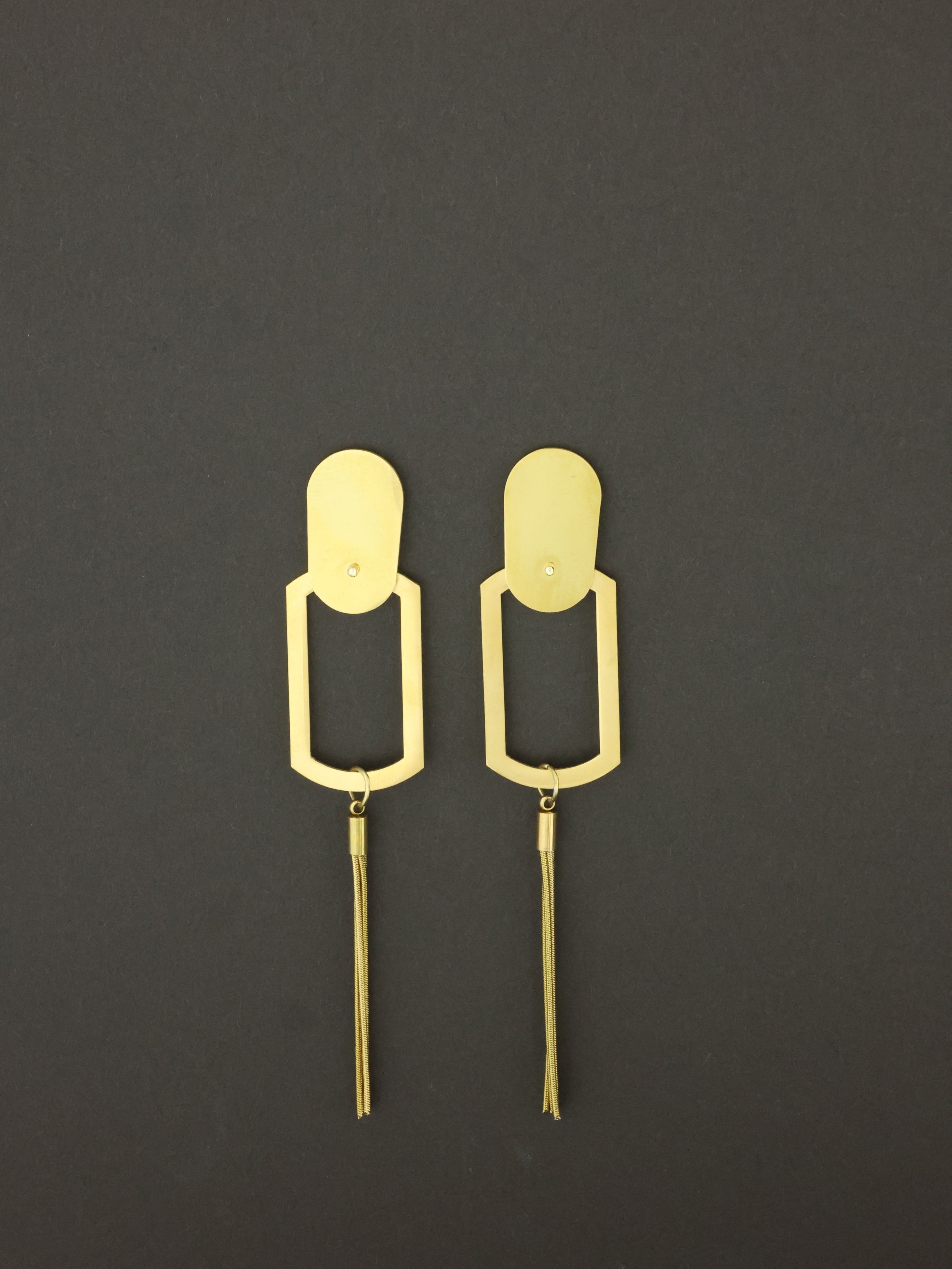 Geo Dangle Earrings