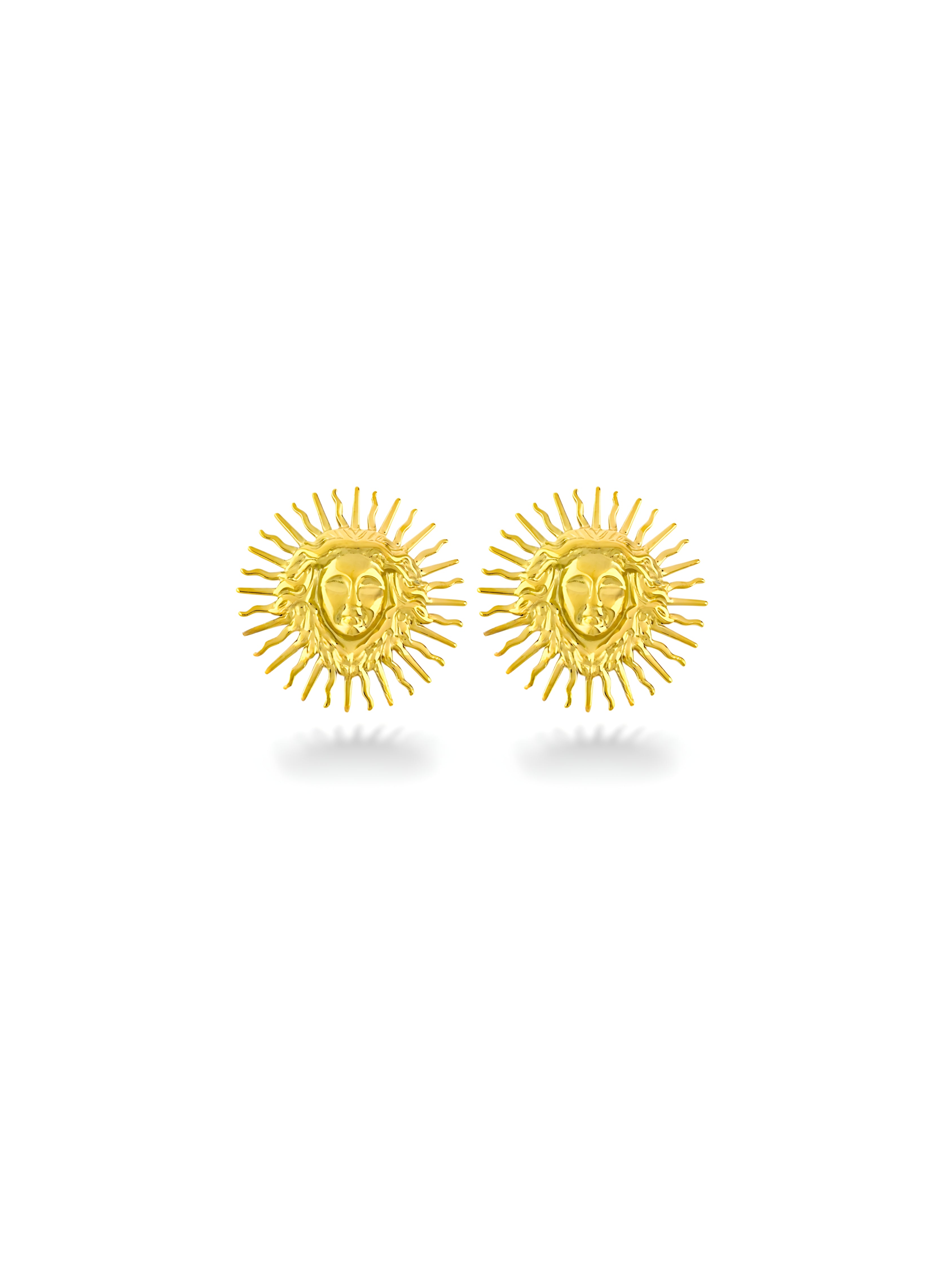 Sun Face Earring