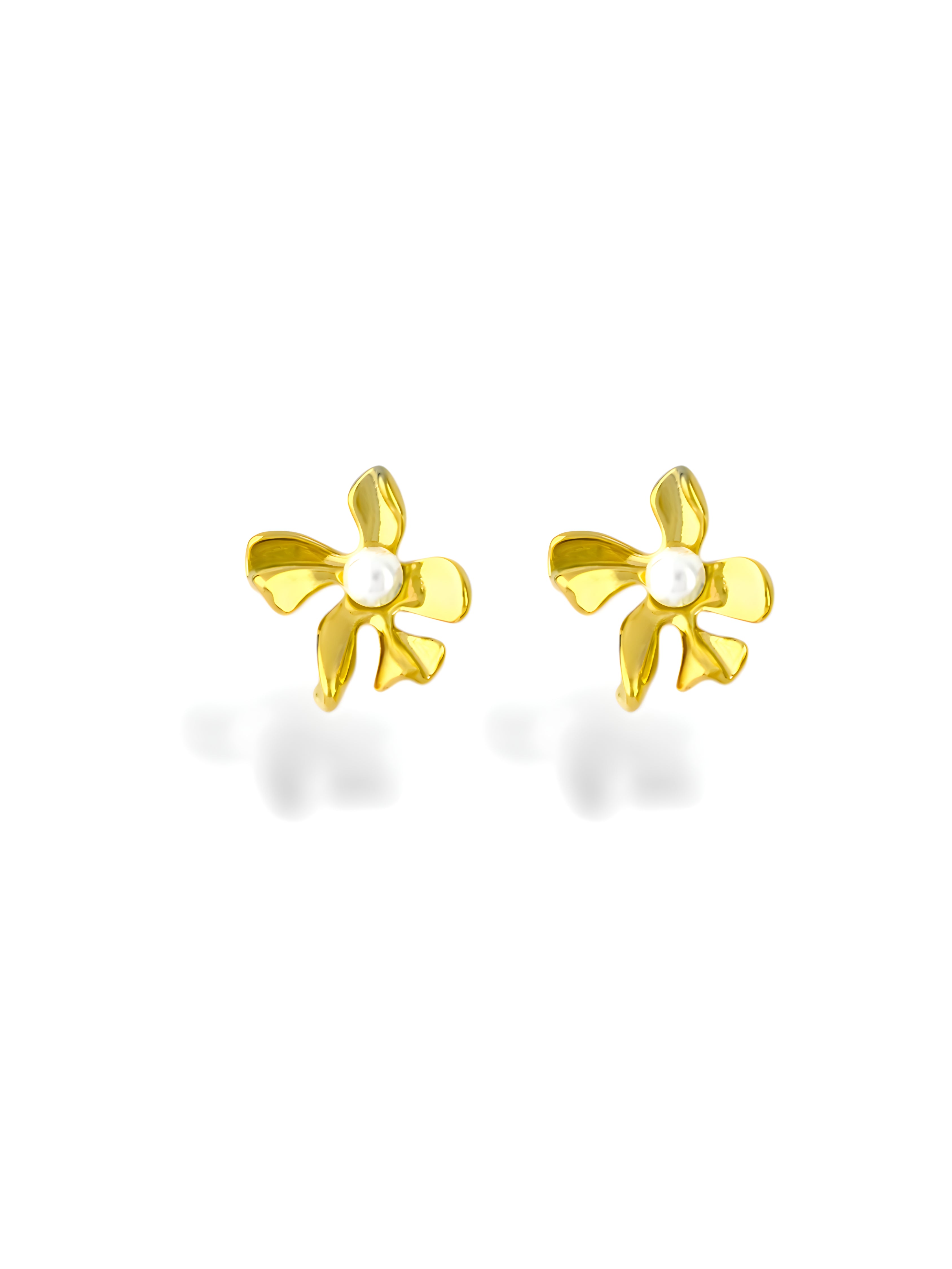 Orchid Pearl Earrings