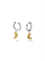 Celestial Eclipse Mixed-Metal Earrings