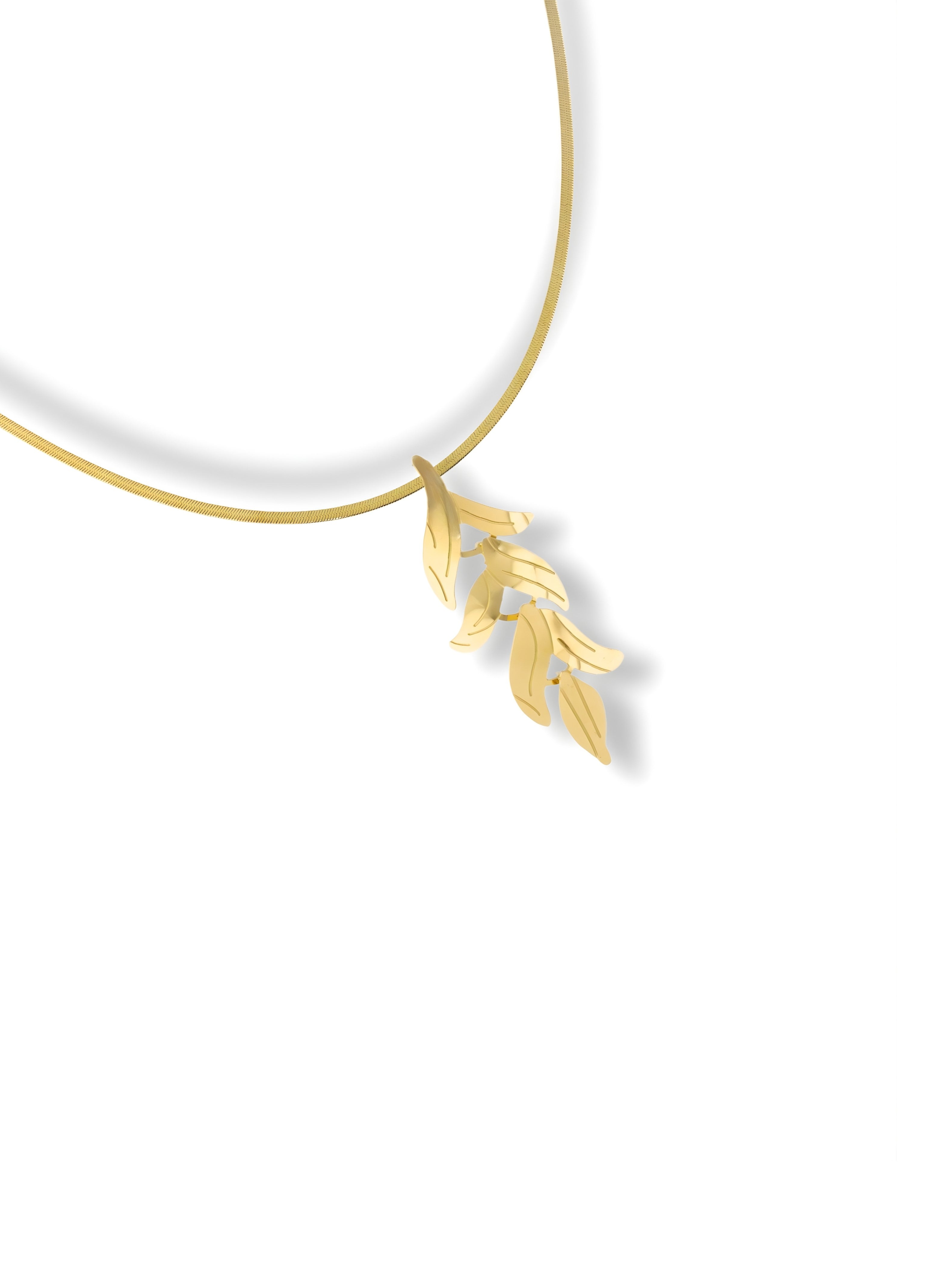 Leaf Cluster Jewellery Set