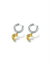 Celestial Eclipse Mixed-Metal Earrings