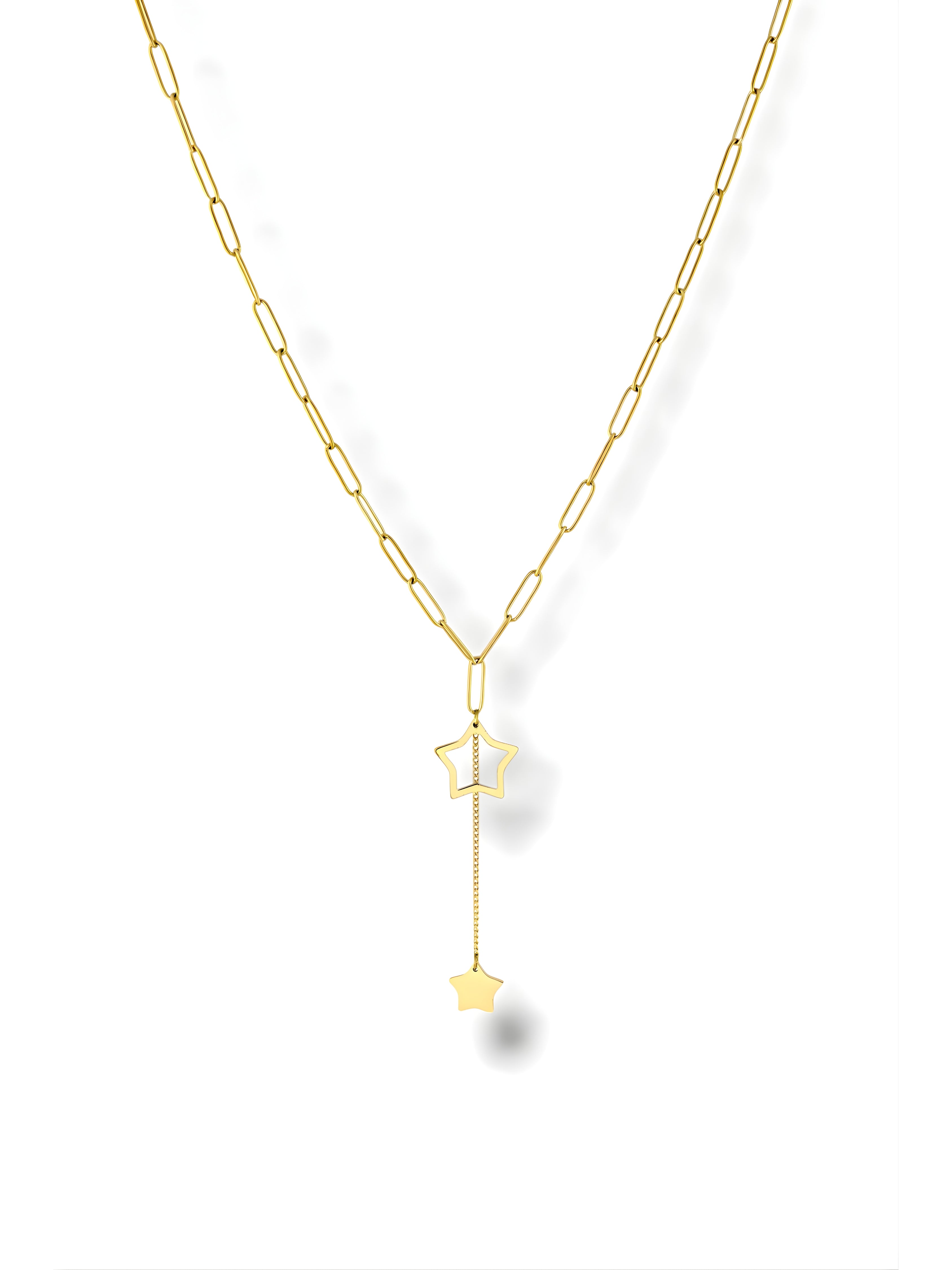Star Lariat Necklace