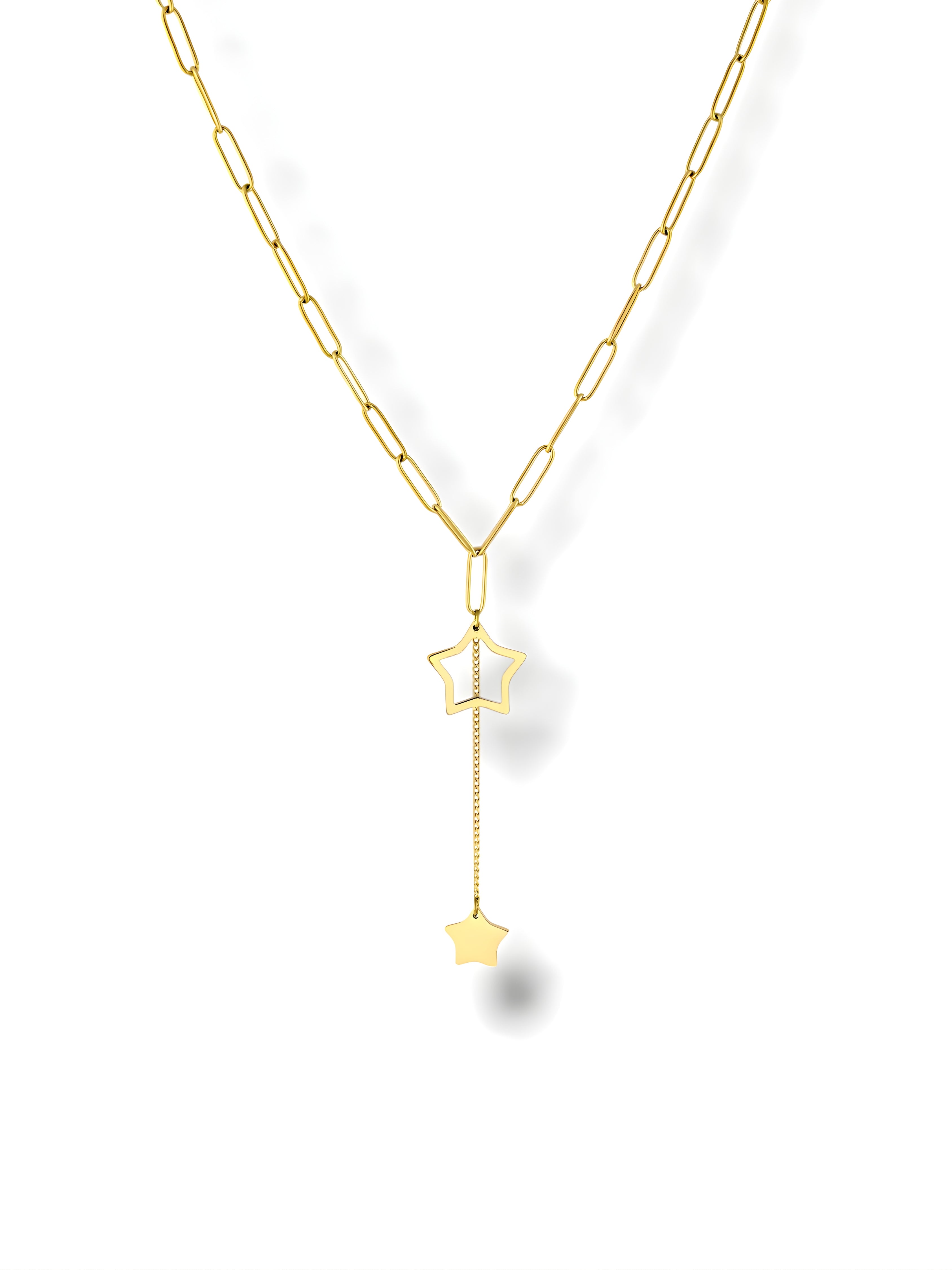 Star Lariat Necklace