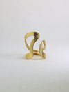 Twin Curve Open Ring