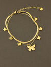 Butterfly Charm Anklet