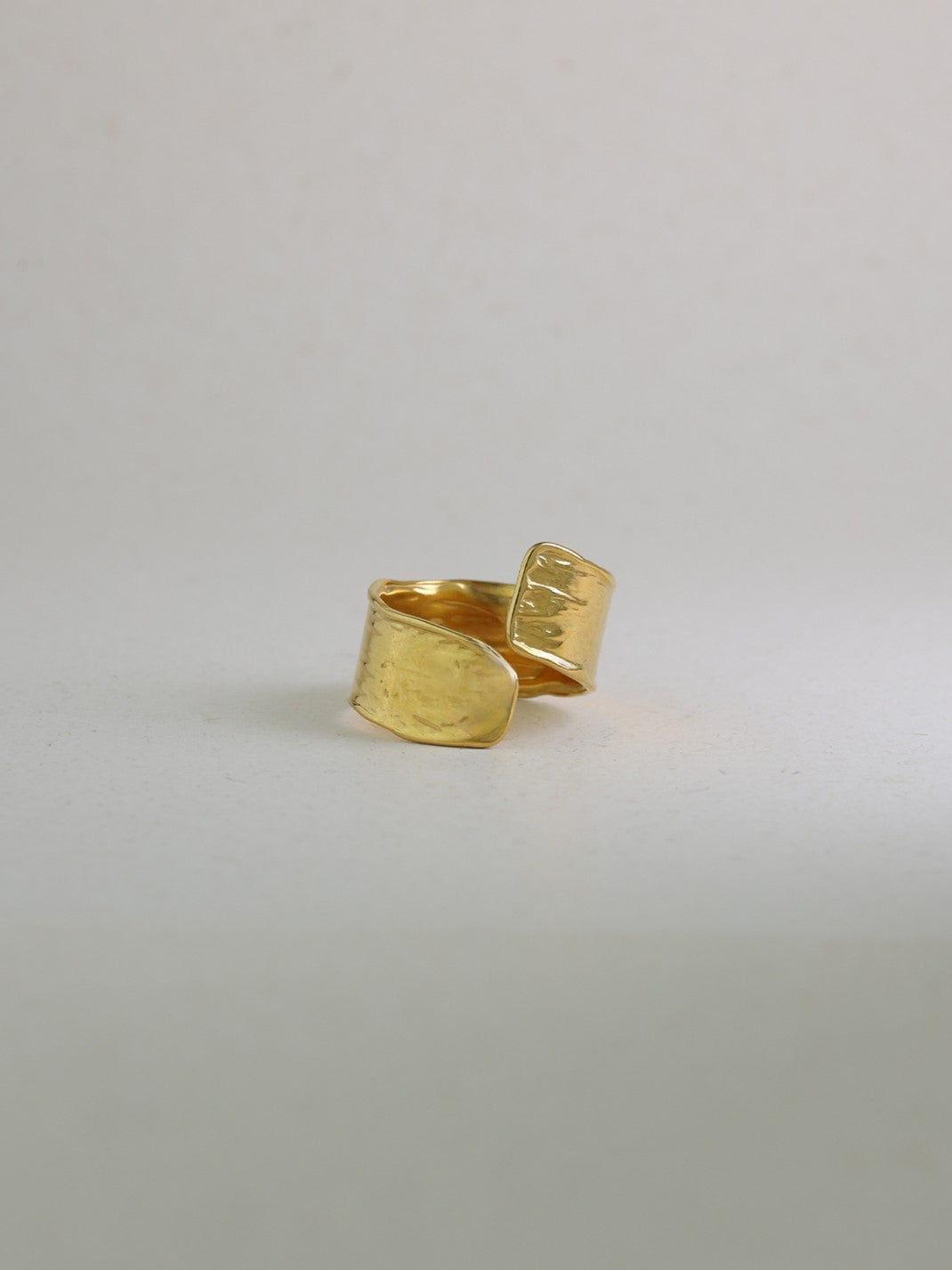 Hammered Open Band Ring