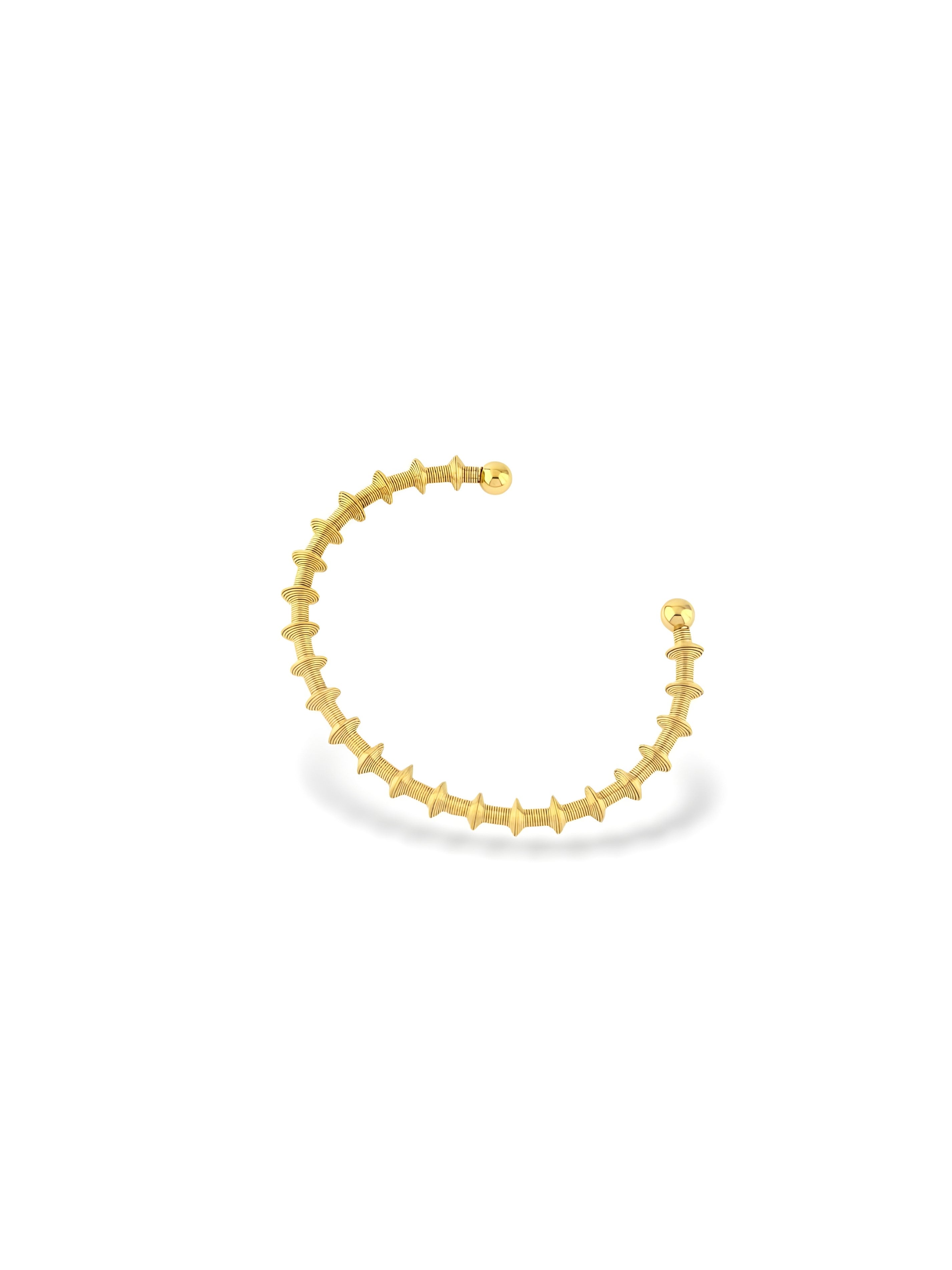 Capped Cuff Bangle