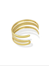 Triple Line Open Bangle