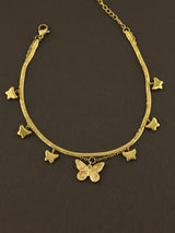 Butterfly Charm Anklet
