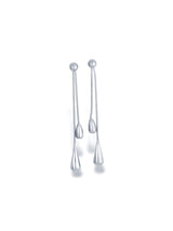 Silver Tear Drop Earrings