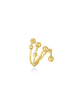 Two Tone Spiral Ring