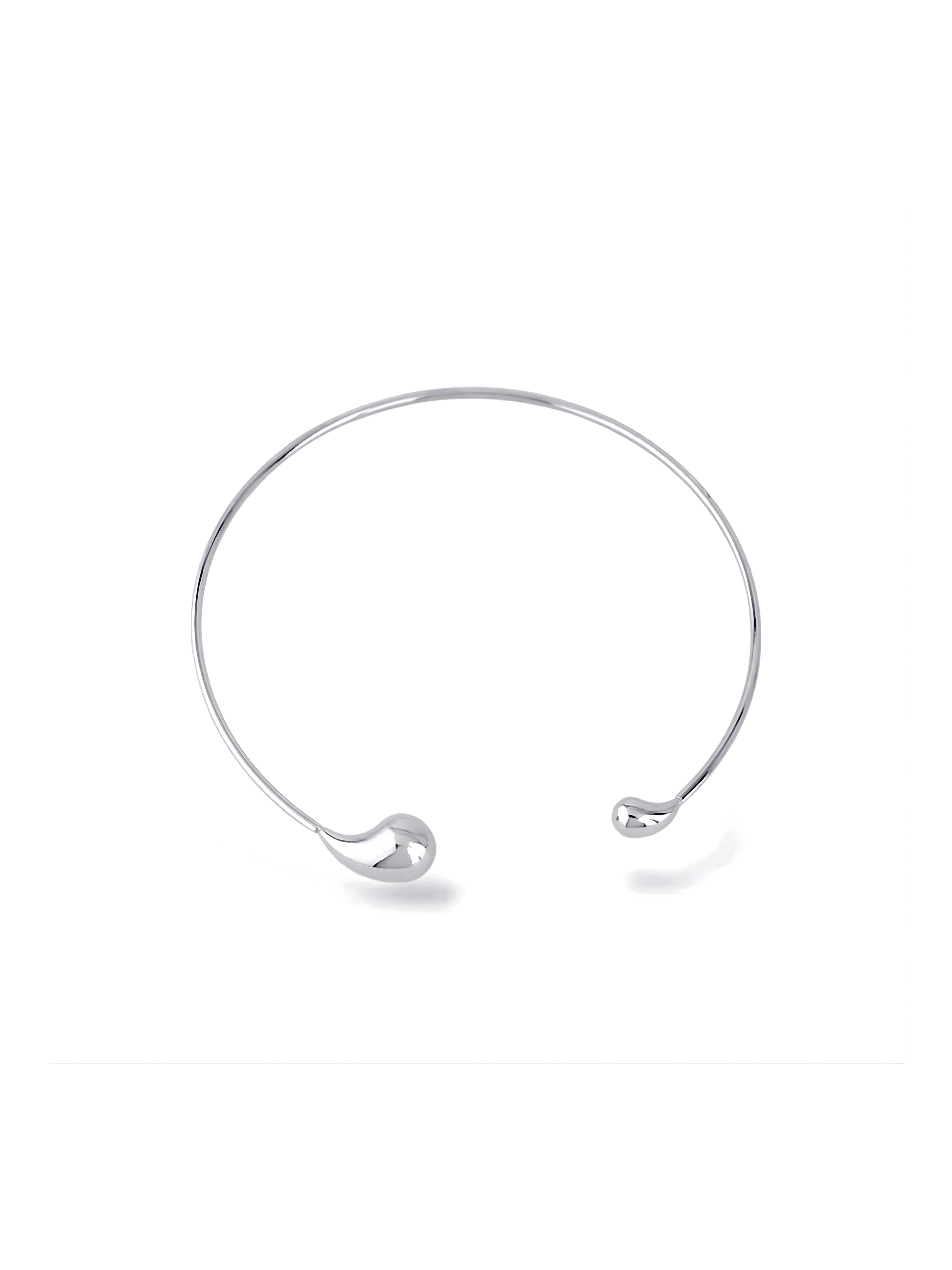 Teardrop Open Collar Necklace