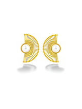 Pearl Fan Earring