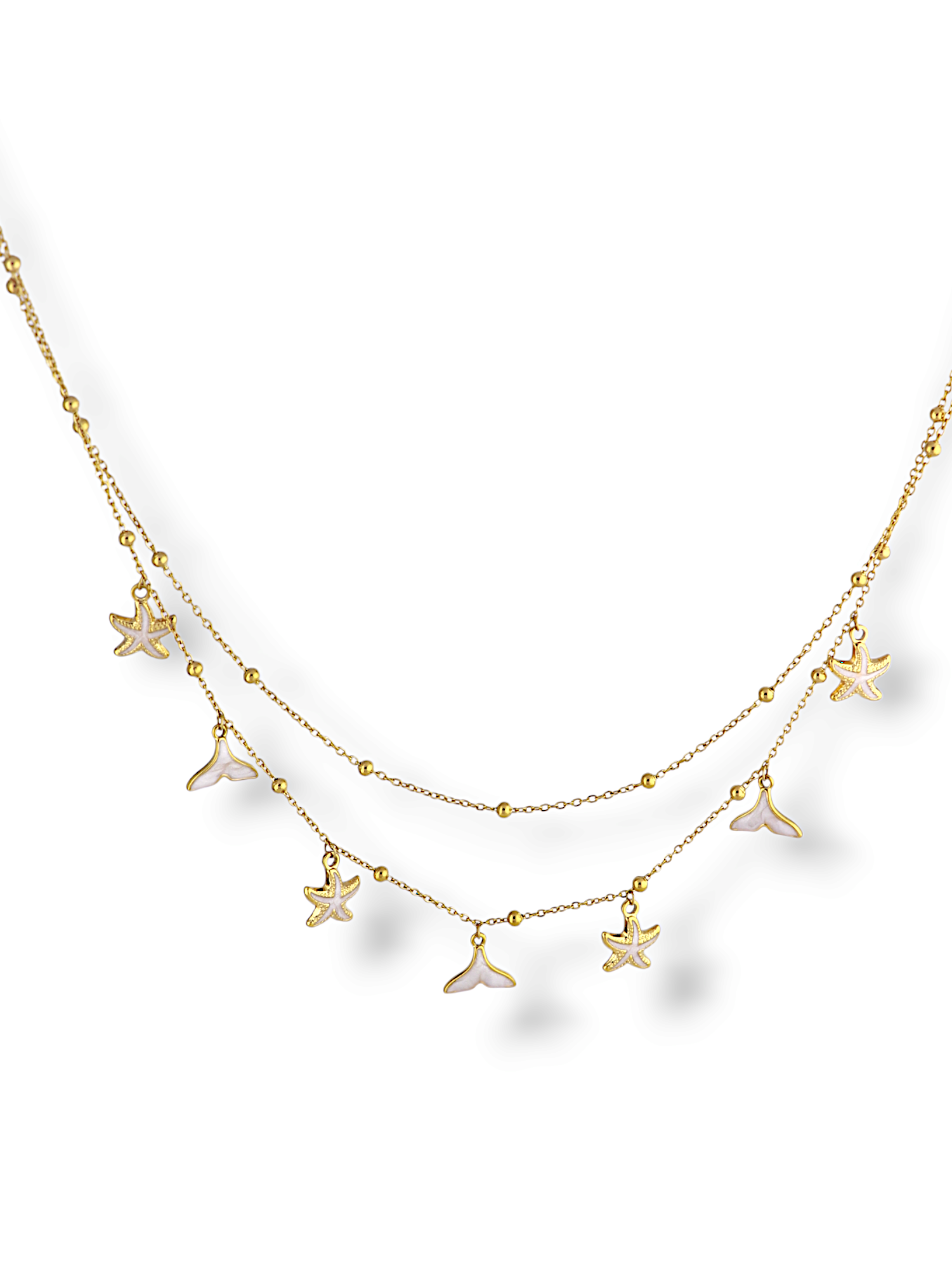 Two Layer Starfish Mermaid Waist Chain
