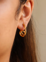 Spiral Coil Hoops