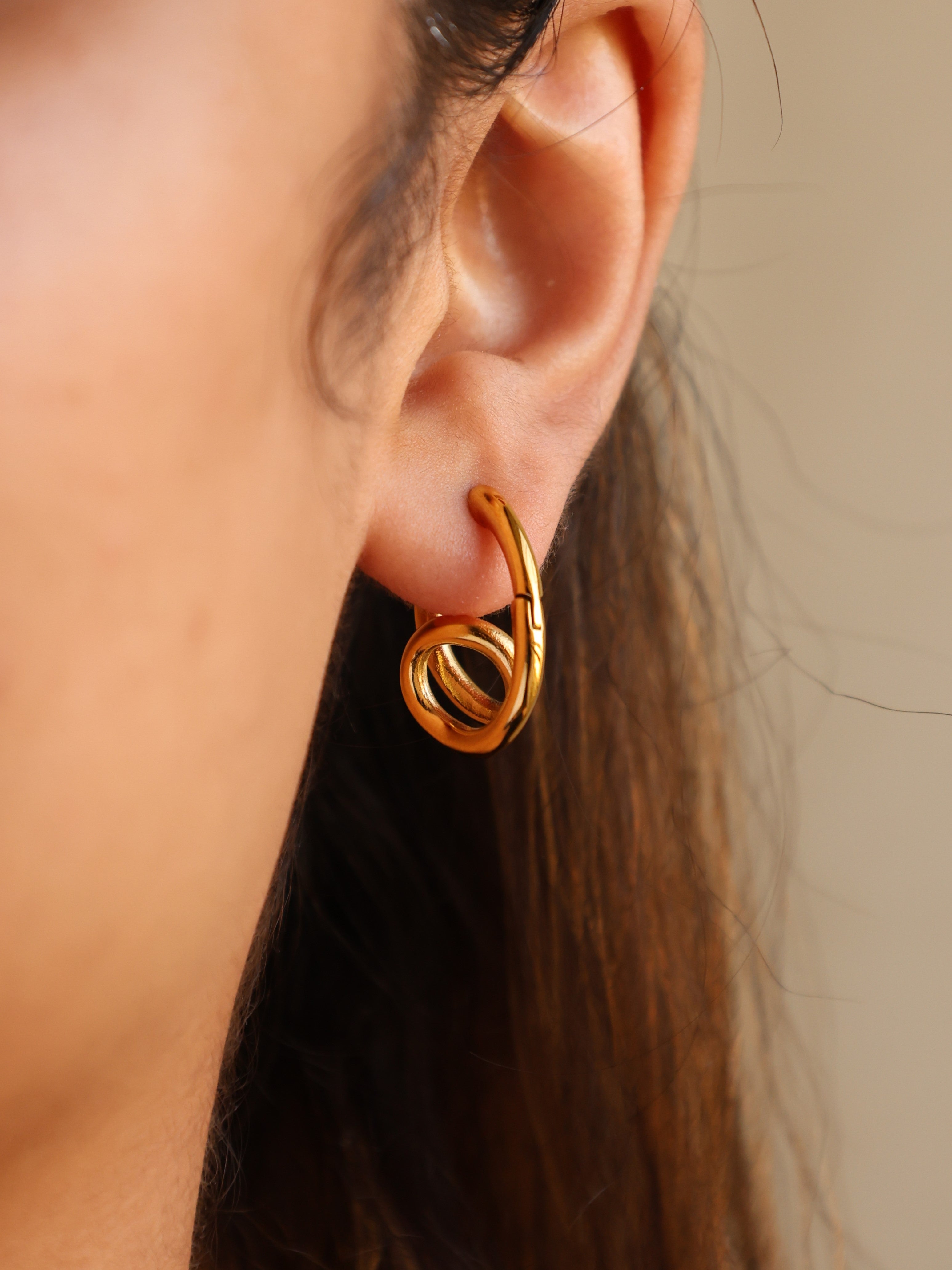 Spiral Coil Hoops