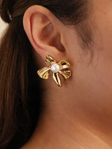 Orchid Pearl Earrings