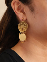 Radiant Disc Hoops