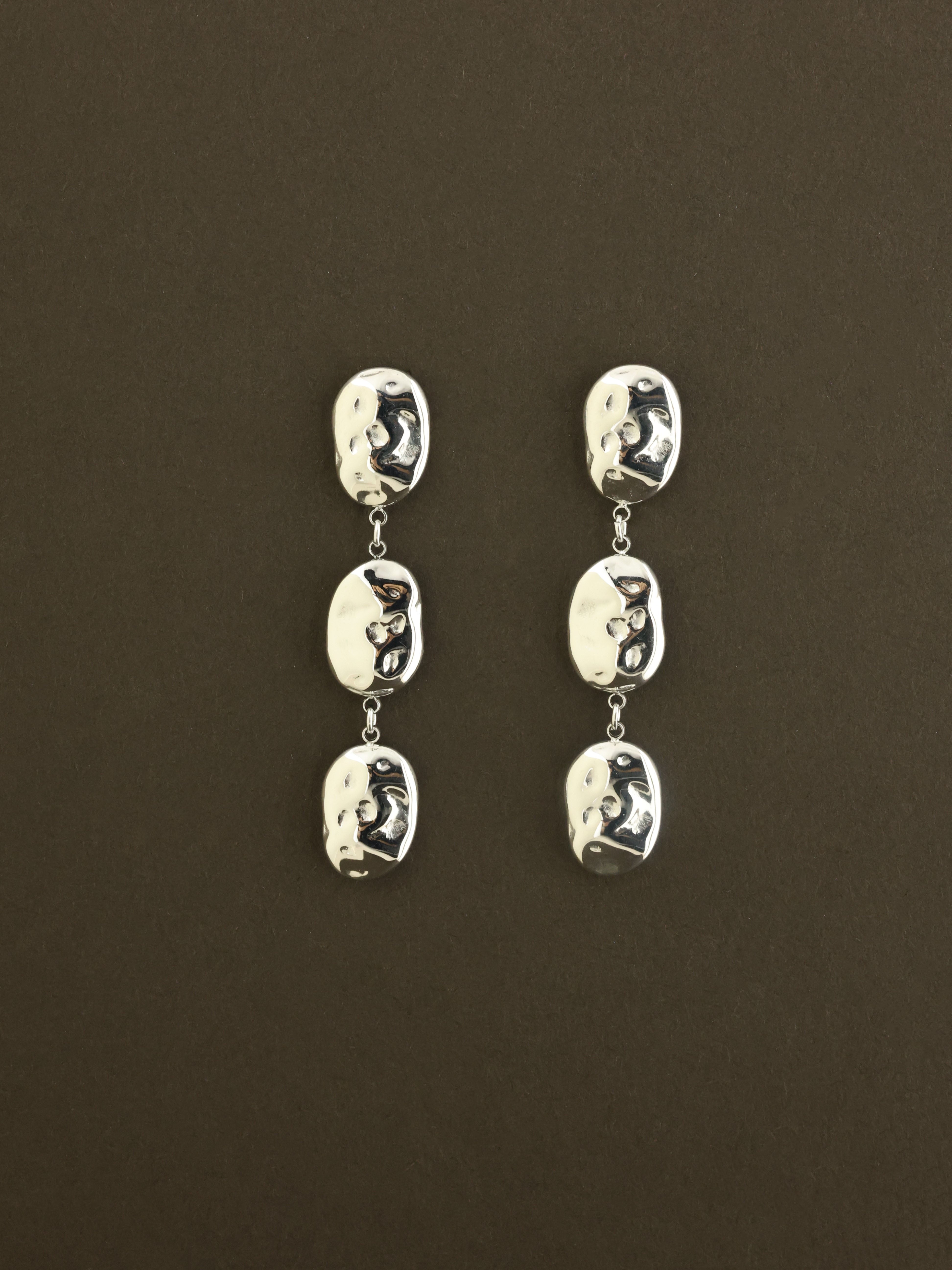 Silver Teardrop Earrings