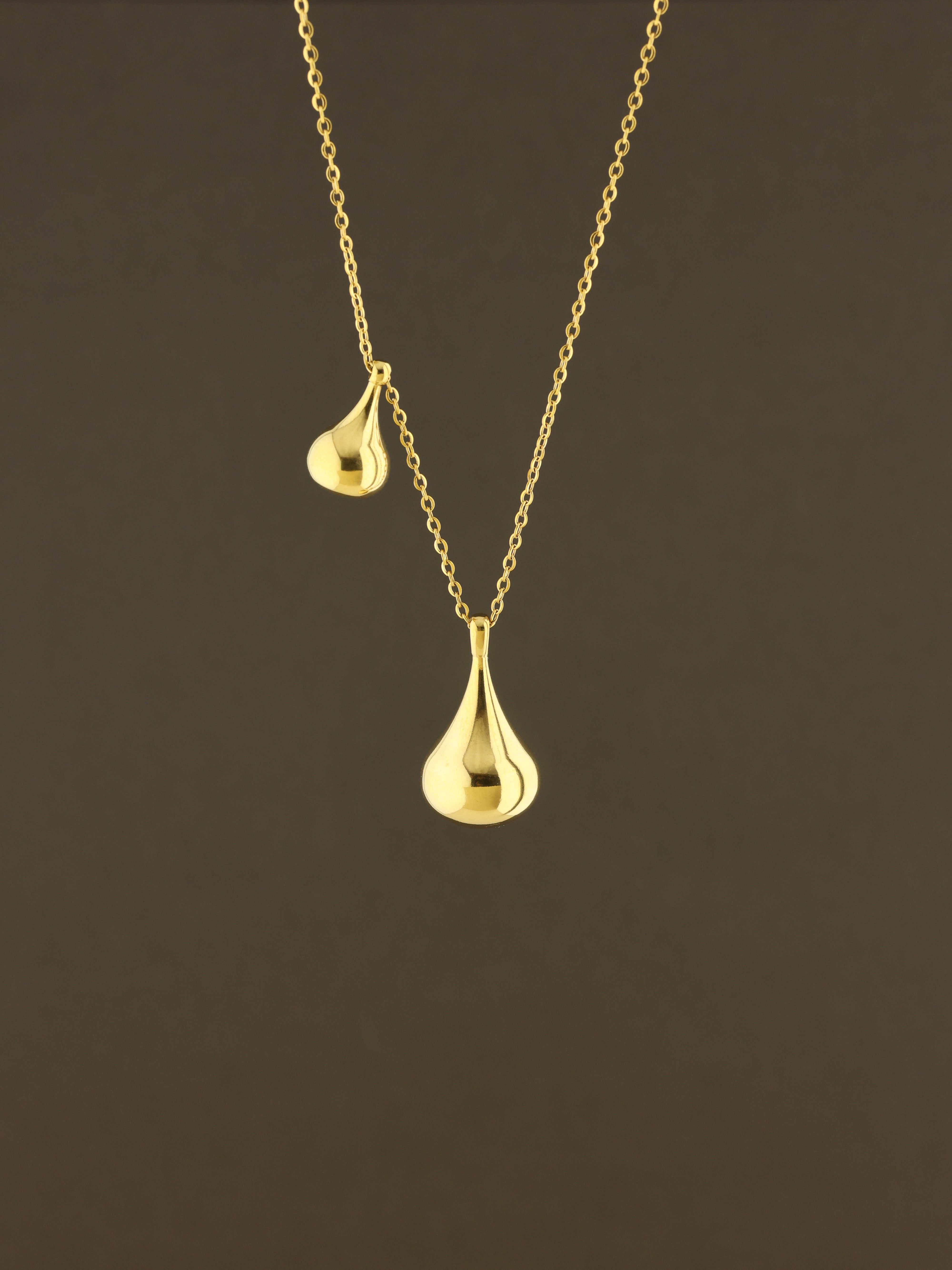 Twin Tear Drop Pendant