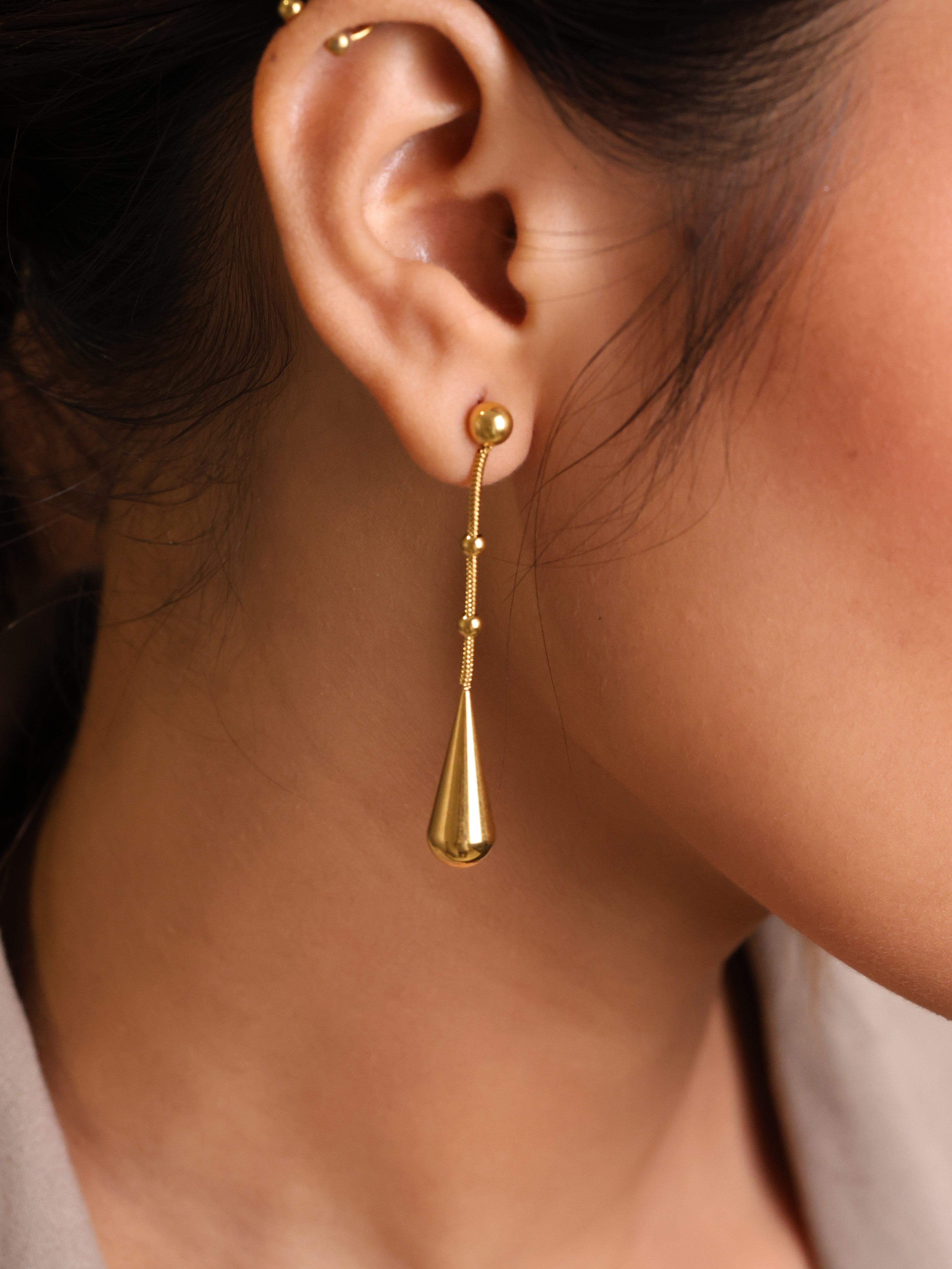 Liquid Drop Earrings