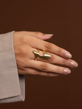 Sculpted Flame Ring