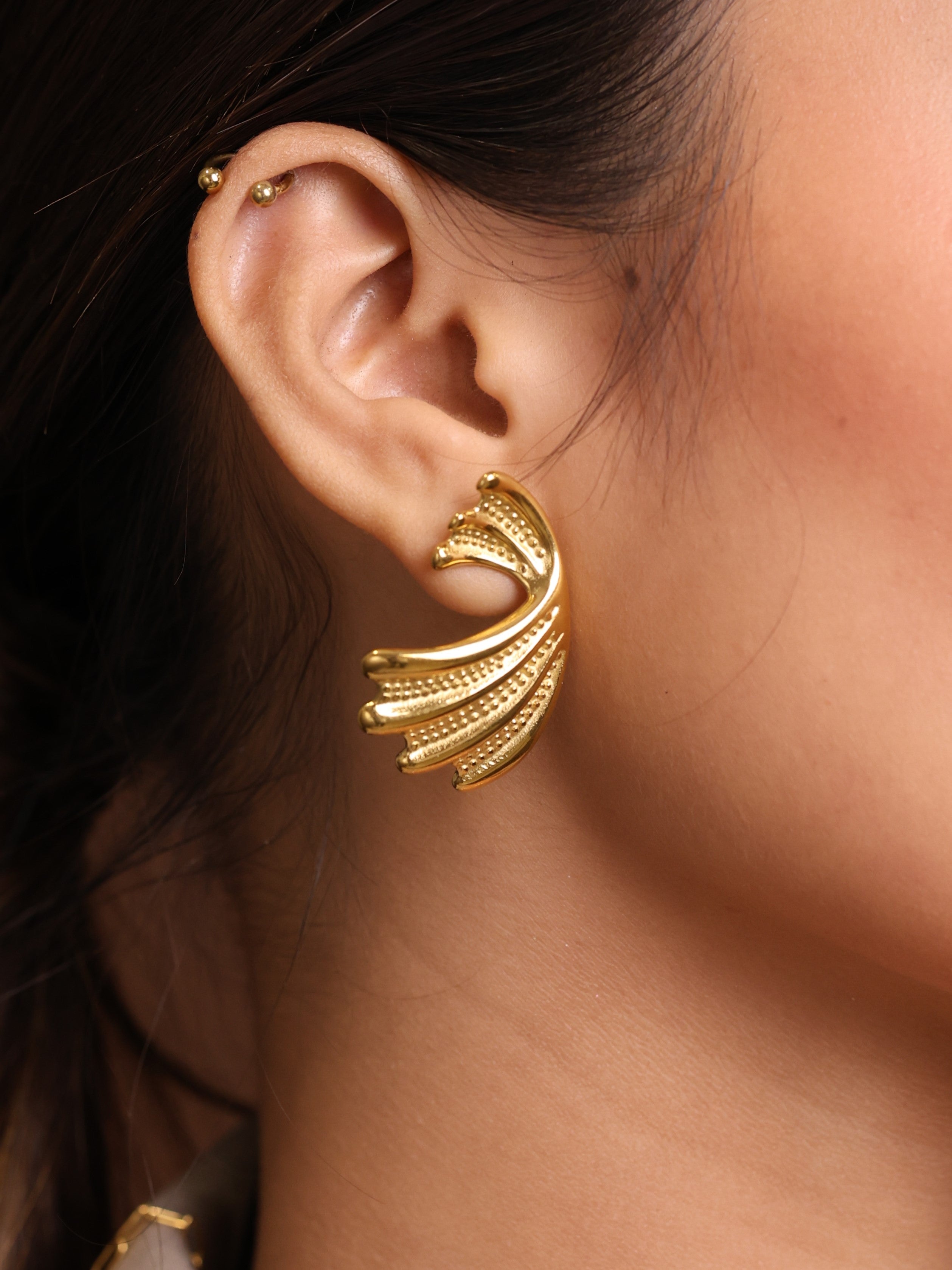 Aerofoil SculptEarring