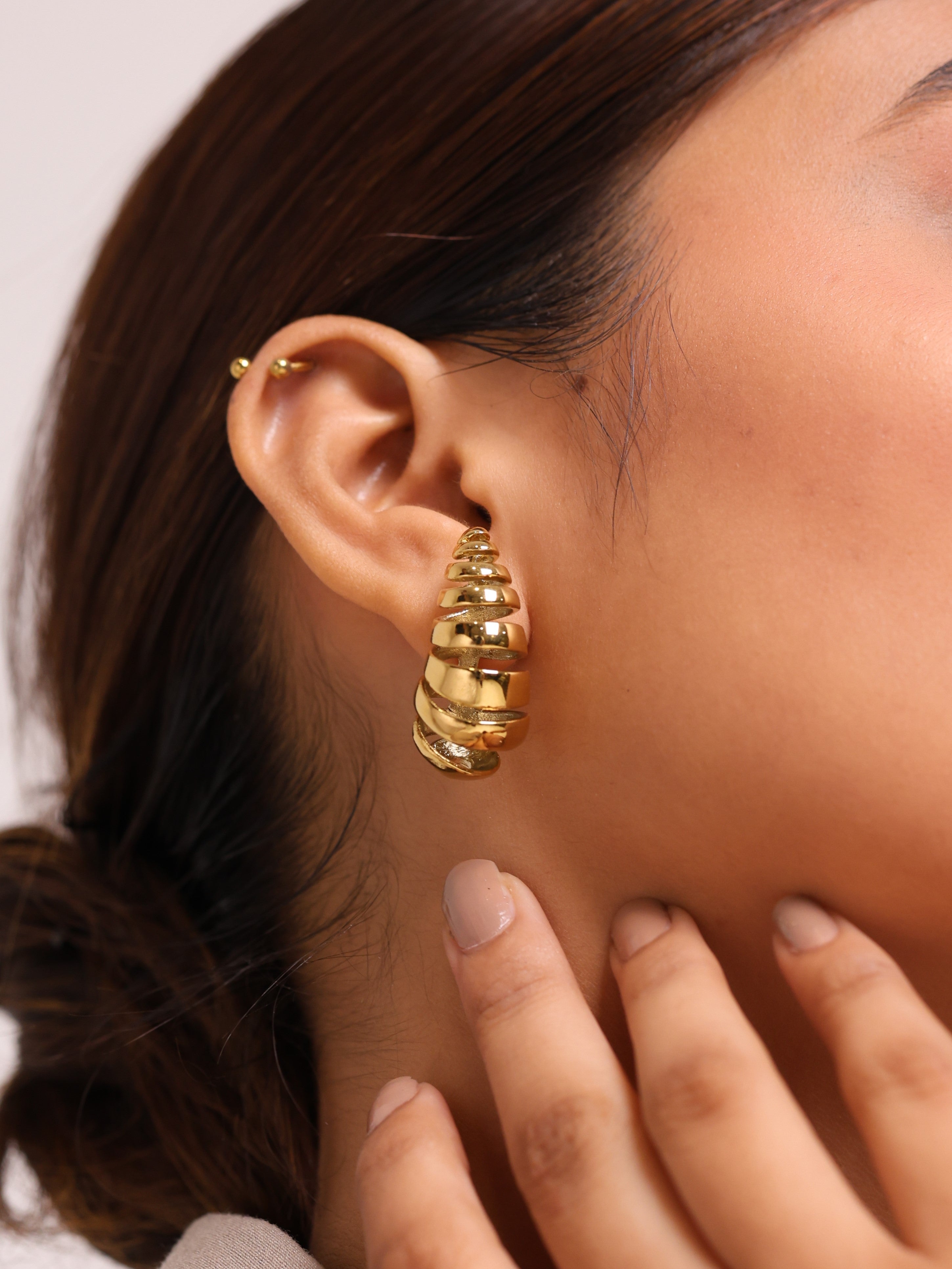 Spiral Twirl Earrings