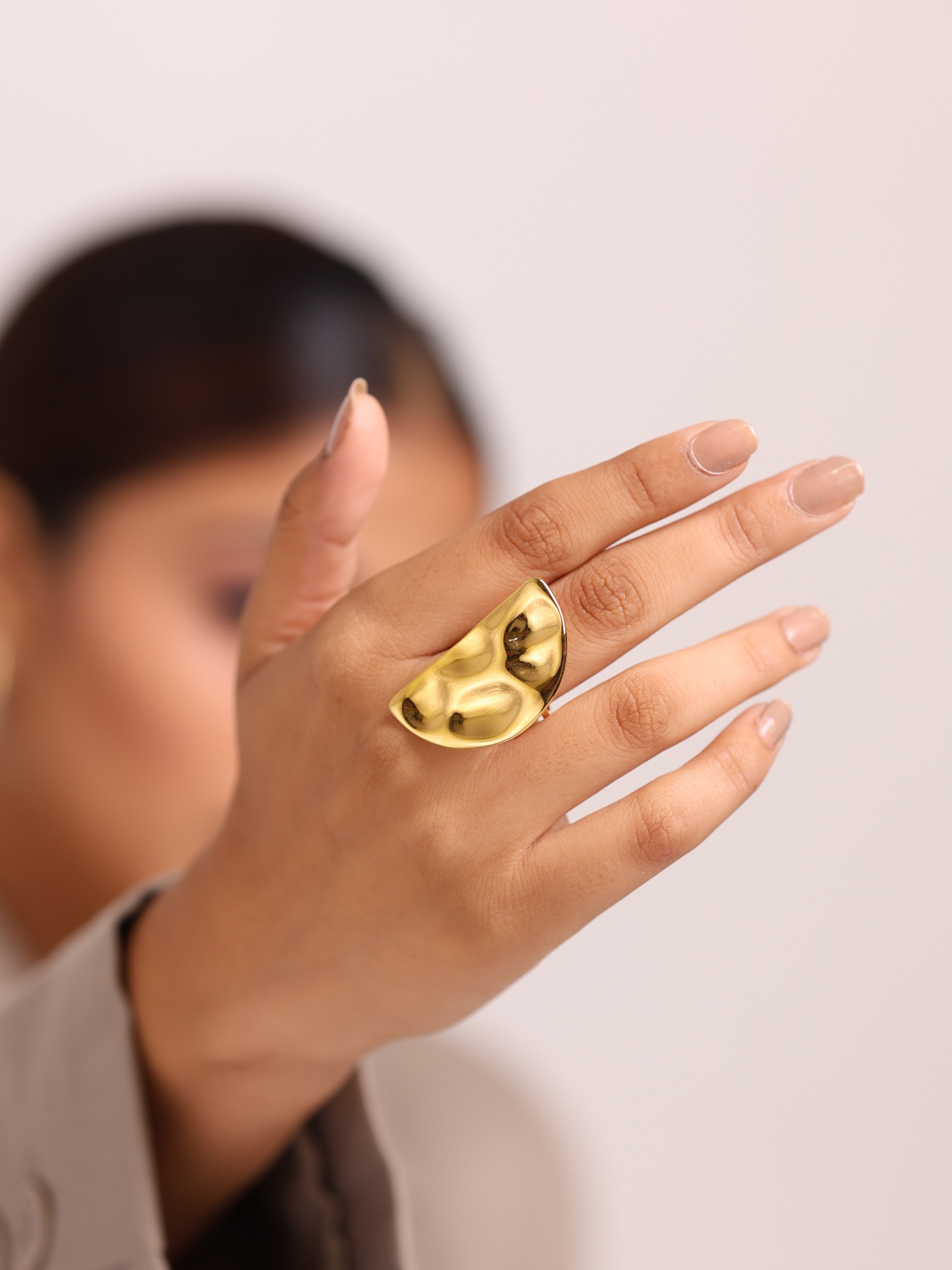 Wavy Adjustable Open Ring