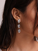 Silver Teardrop Earrings
