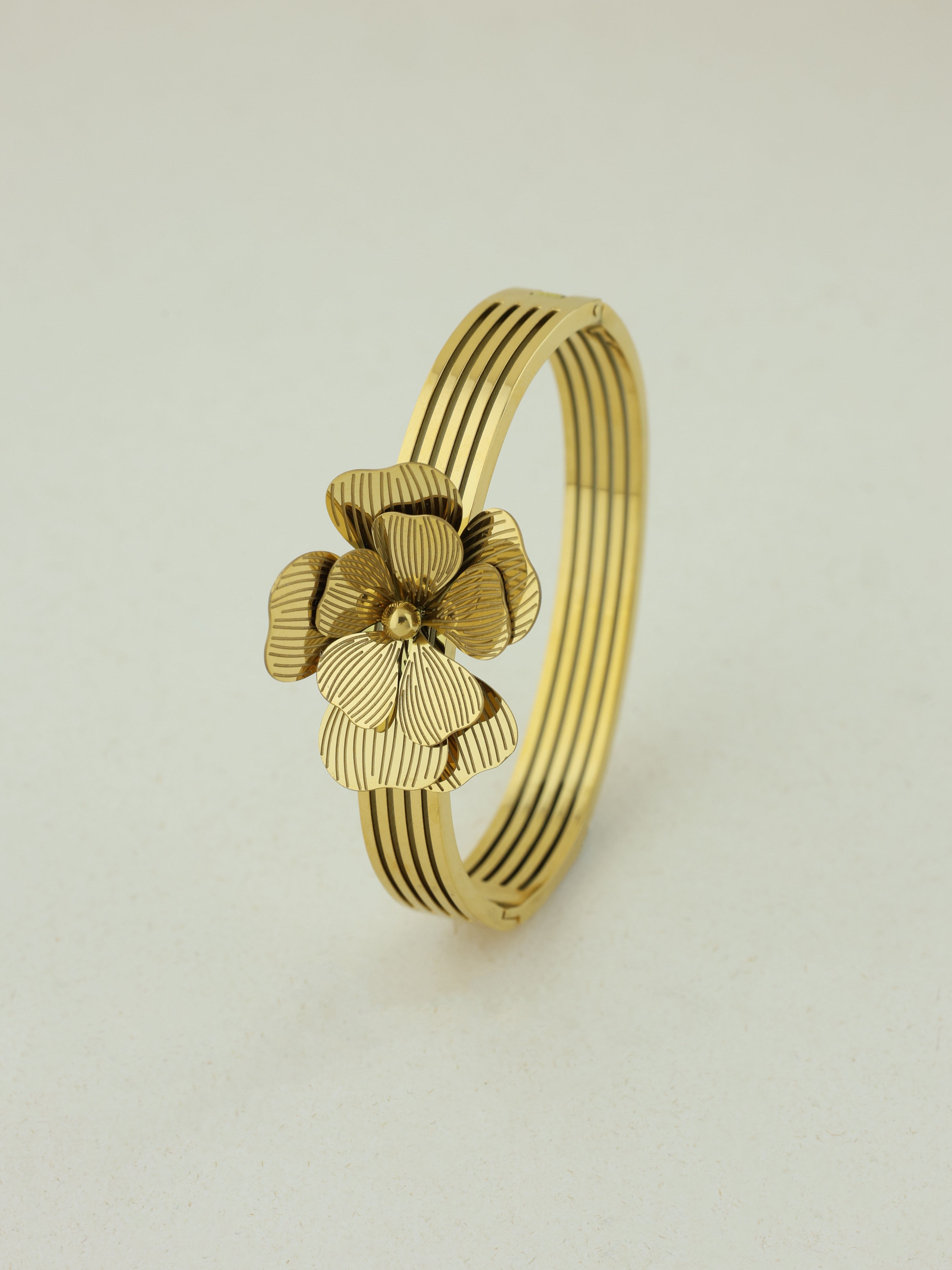 Floral Cuff Bangle