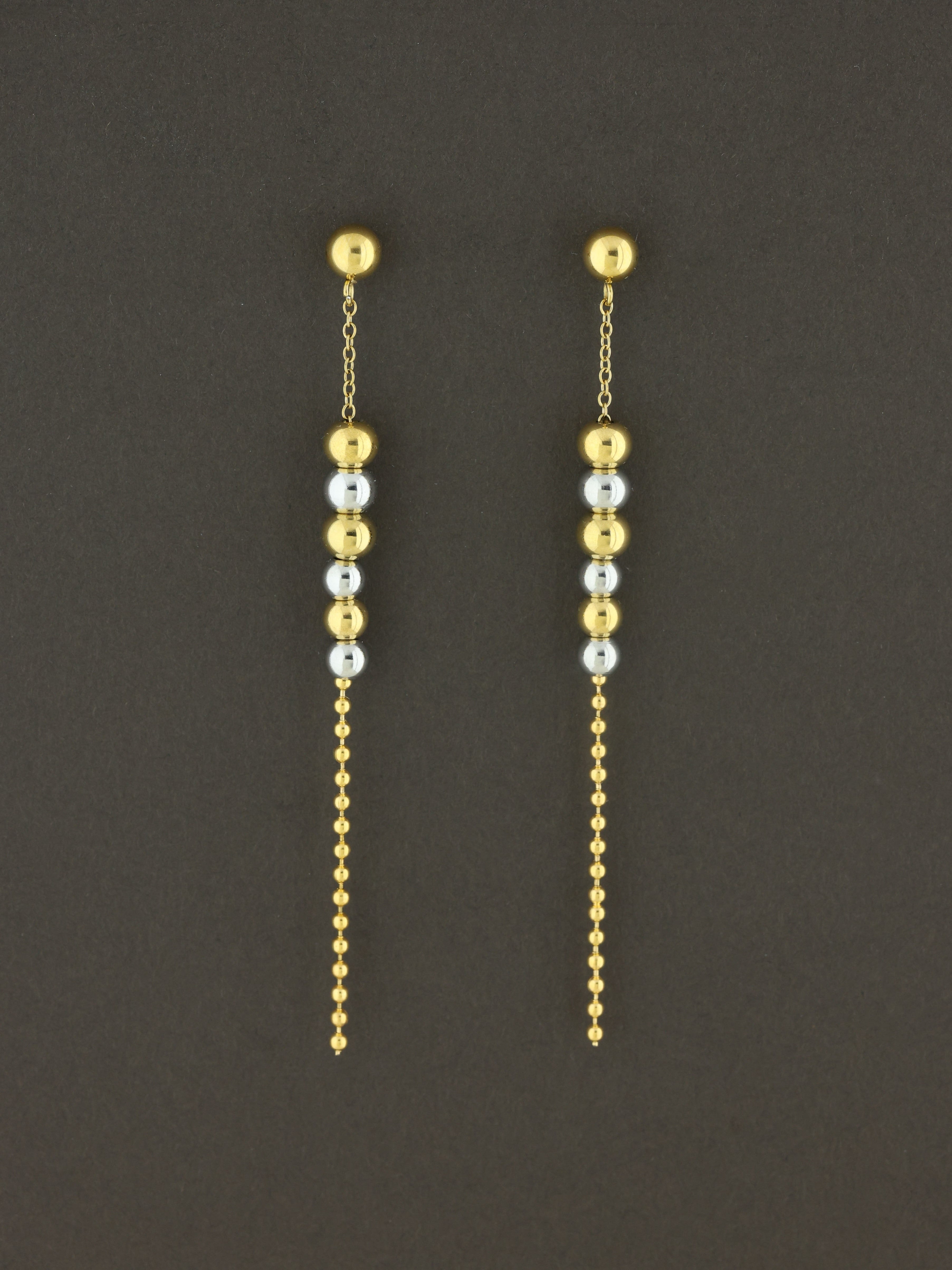 Binary Tassel Earrings