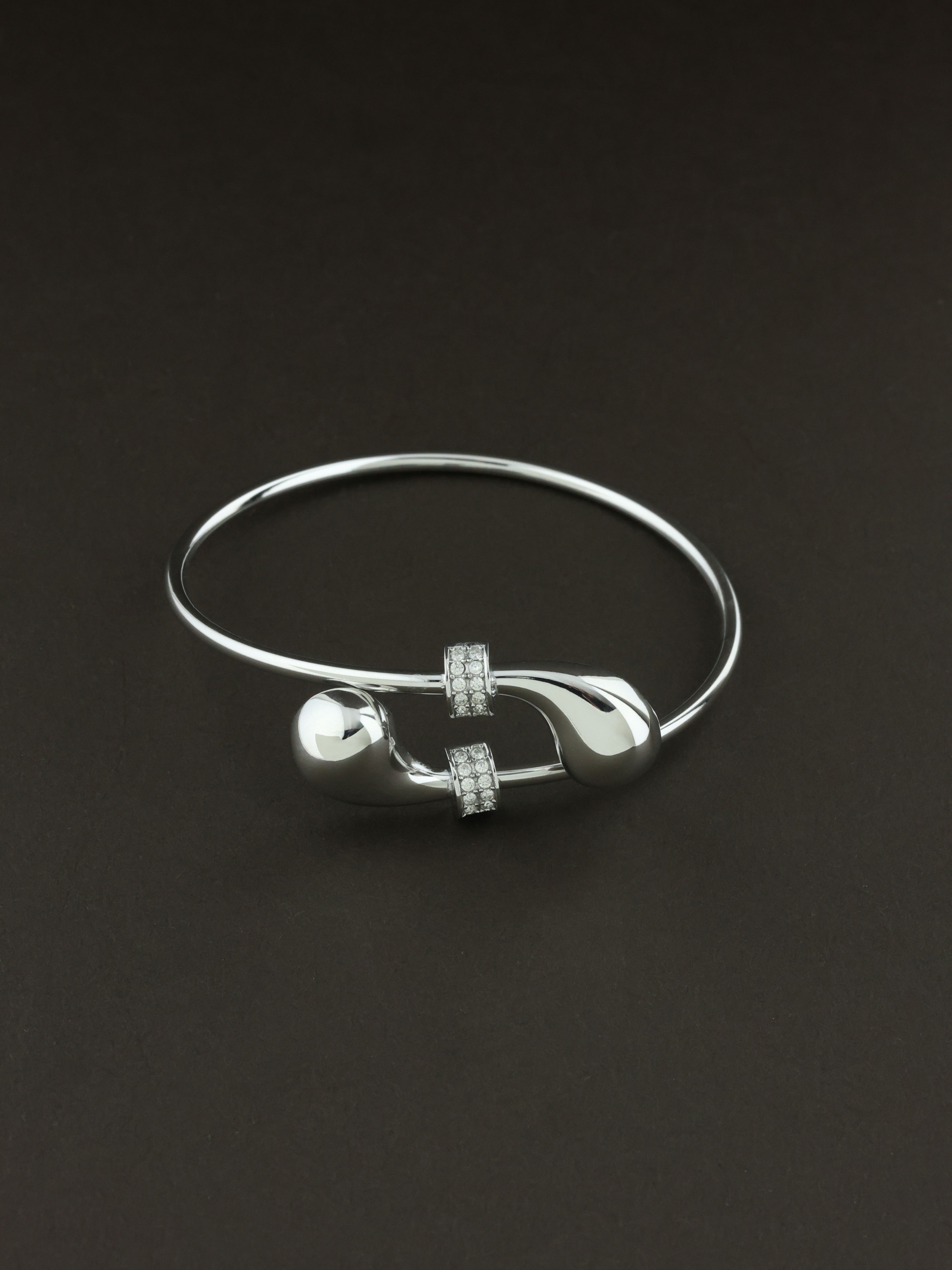 Knot Bangle with Sparkles