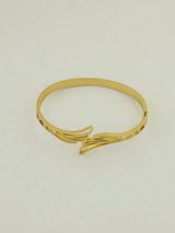 Gilded Plume Bangle