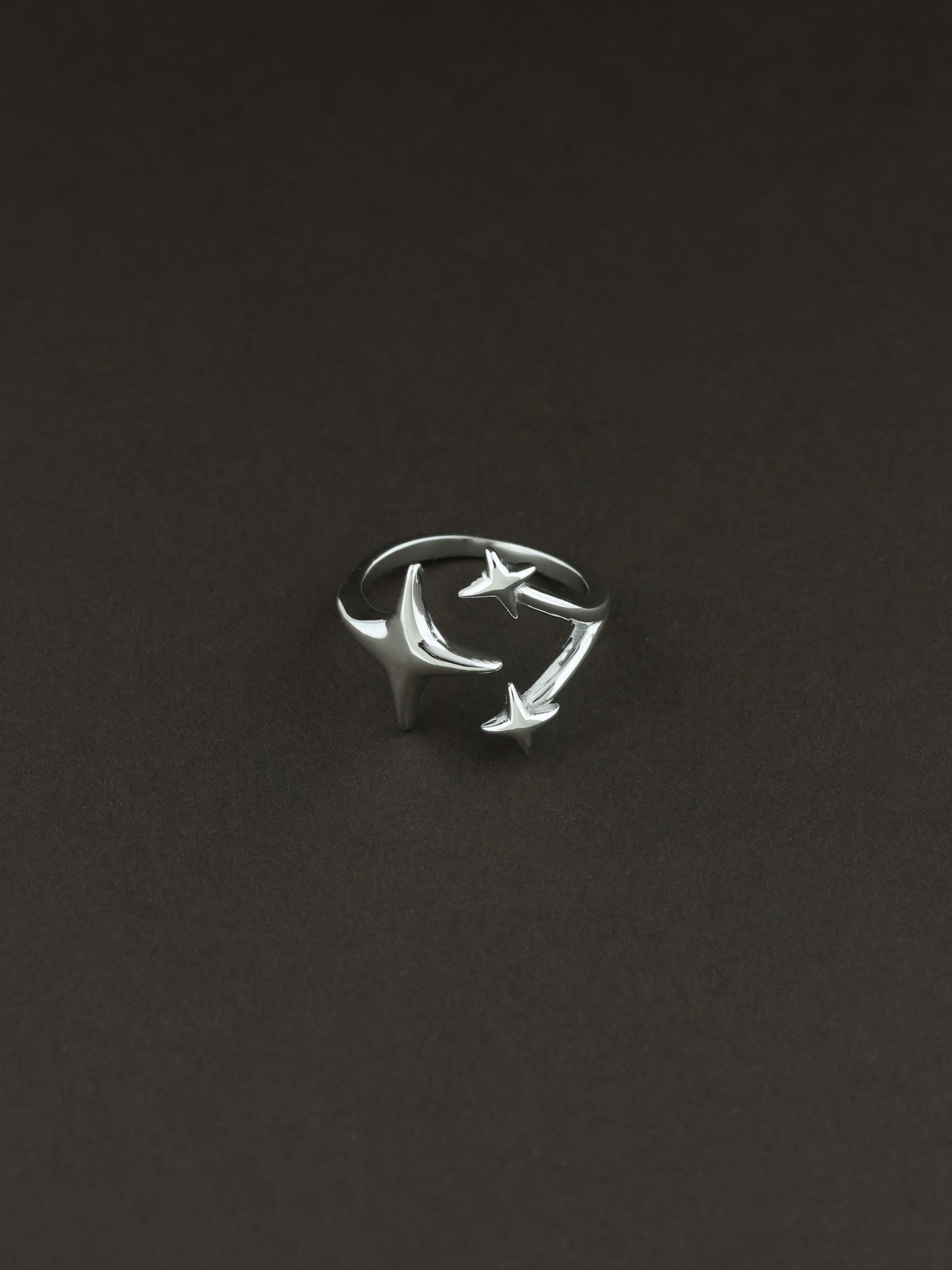 Star Open Adjustable Ring