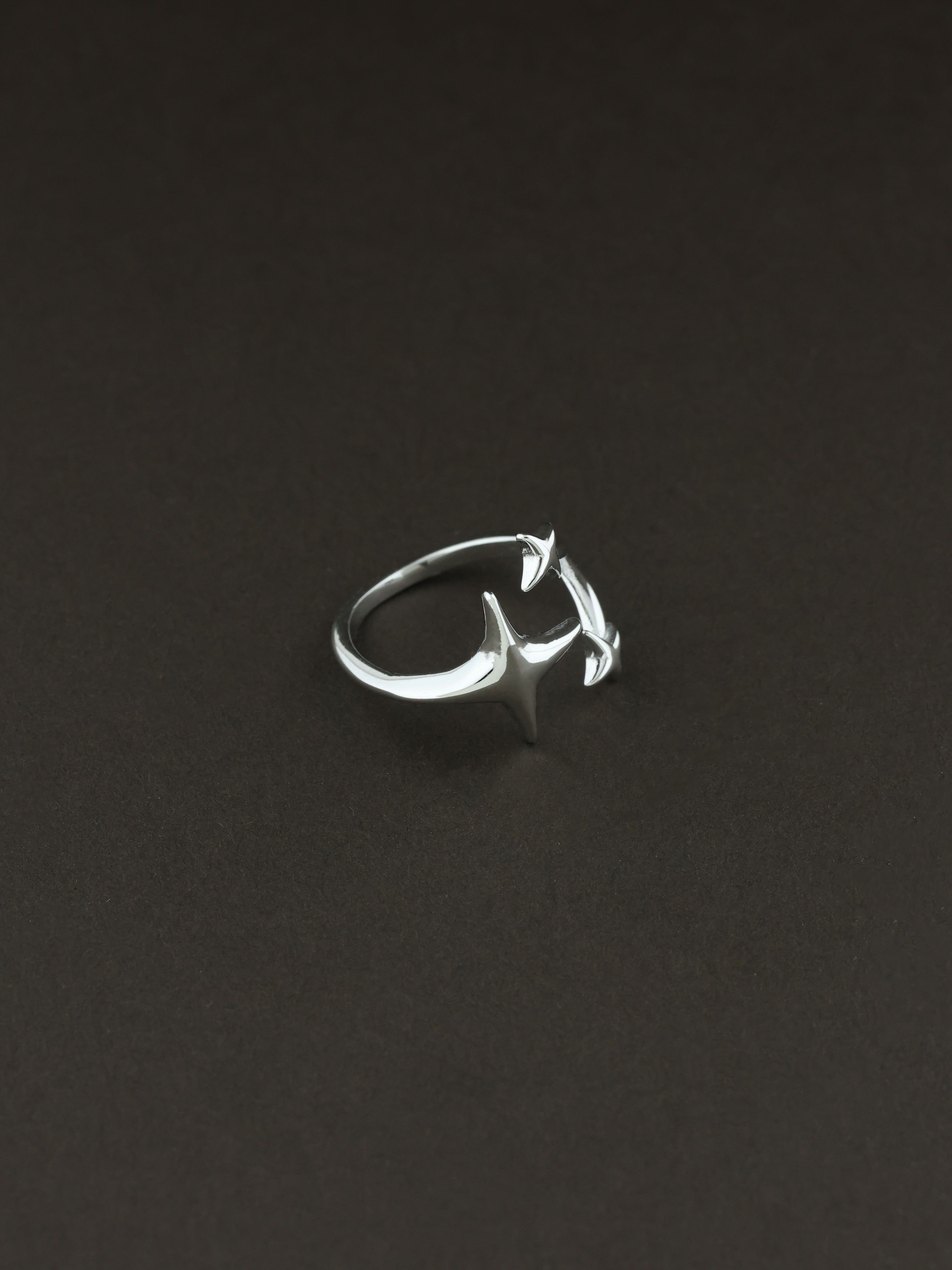 Star Open Adjustable Ring