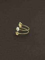 Blooming Vine Coil Ring