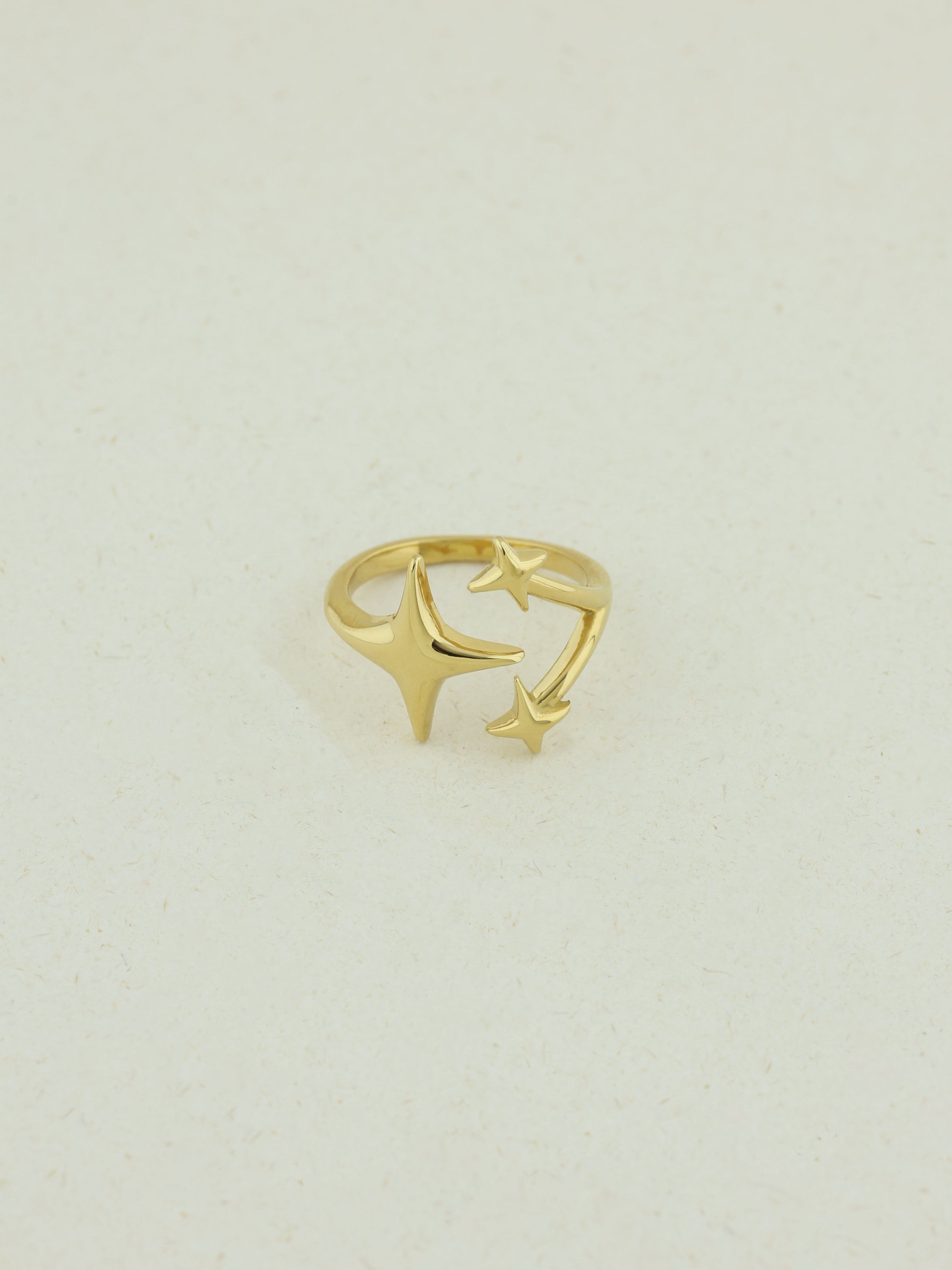 Star Open Adjustable Ring