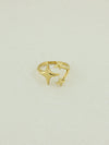 Star Open Adjustable Ring