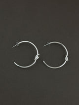 Tied Knot Hoops